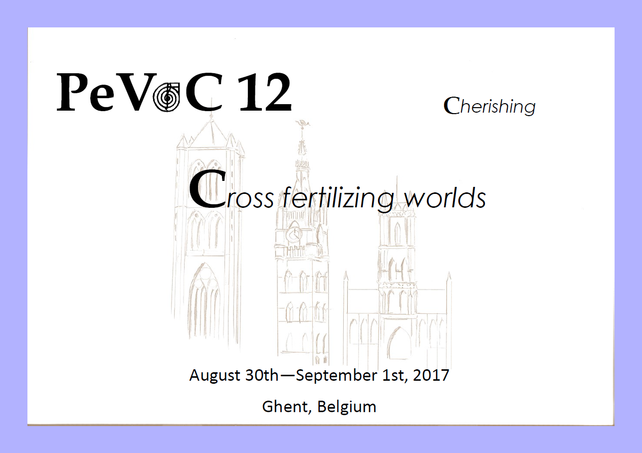 Logo of the PEVOC conference in Ghent